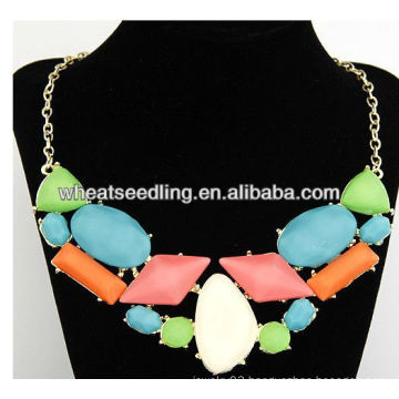 Opaque Rhinestone classic custom fashion necklace 2014